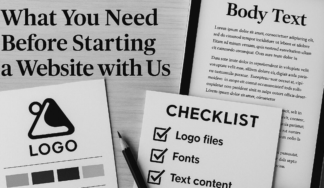 What You Need Before Starting a Website with Us