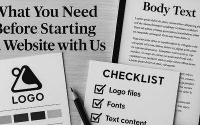 What You Need Before Starting a Website with Us
